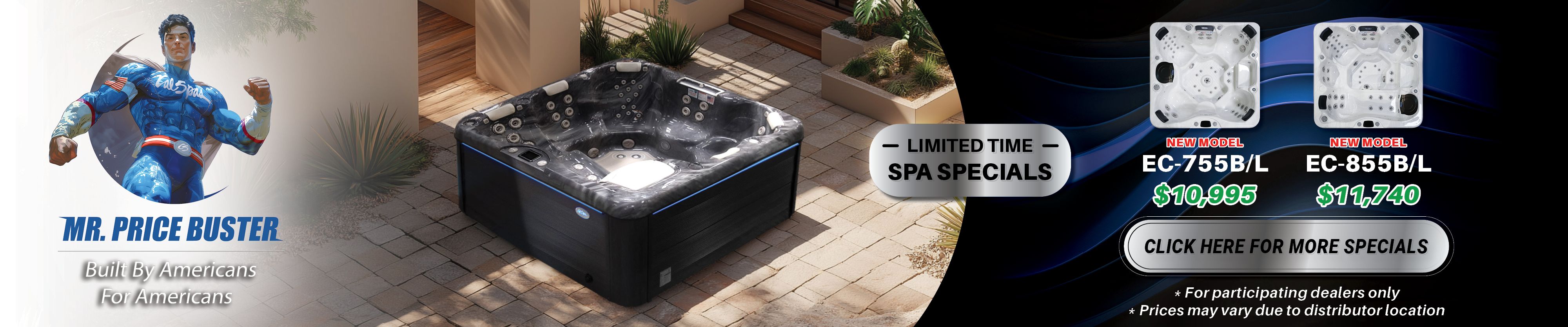 Calspas hot tub being used in a family setting - Fishers